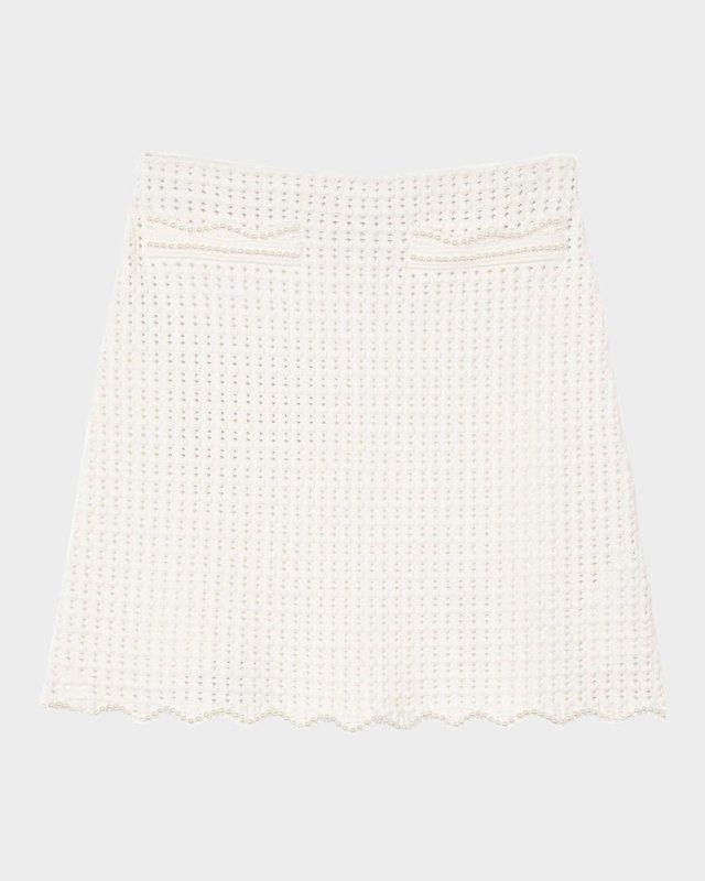Roxane Crochet Mini Skirt